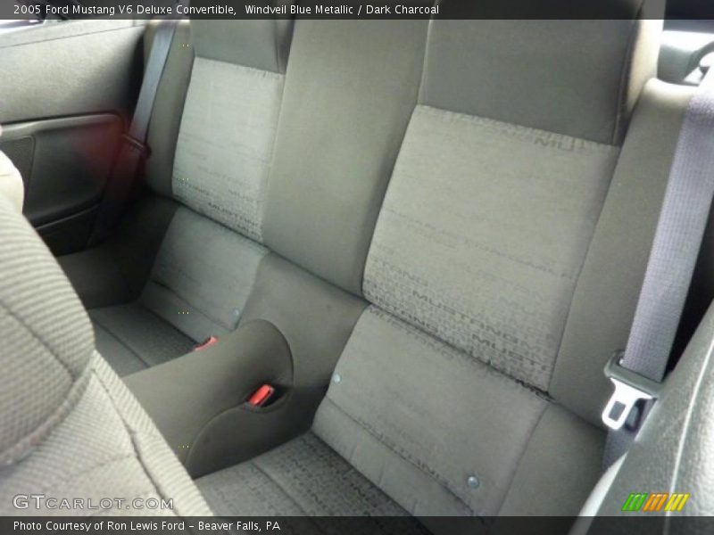 Windveil Blue Metallic / Dark Charcoal 2005 Ford Mustang V6 Deluxe Convertible
