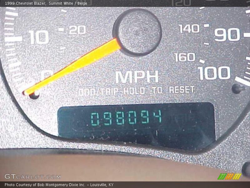 Summit White / Beige 1999 Chevrolet Blazer