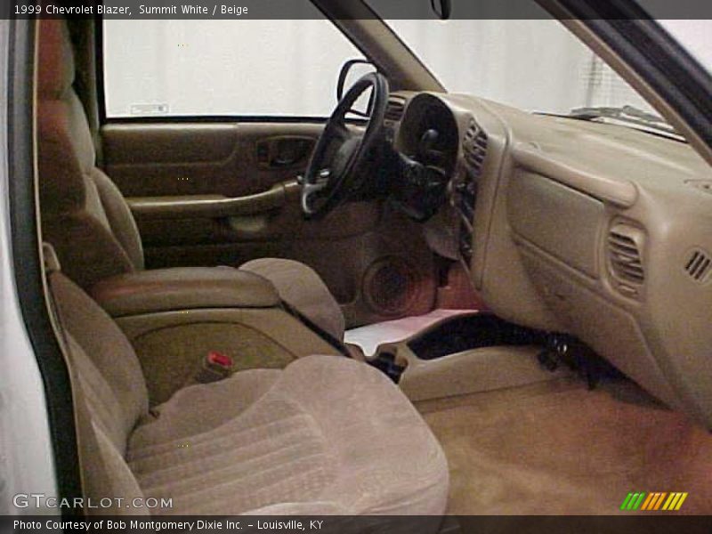 Summit White / Beige 1999 Chevrolet Blazer
