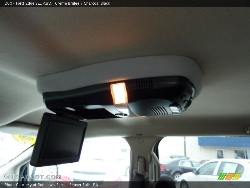 Creme Brulee / Charcoal Black 2007 Ford Edge SEL AWD