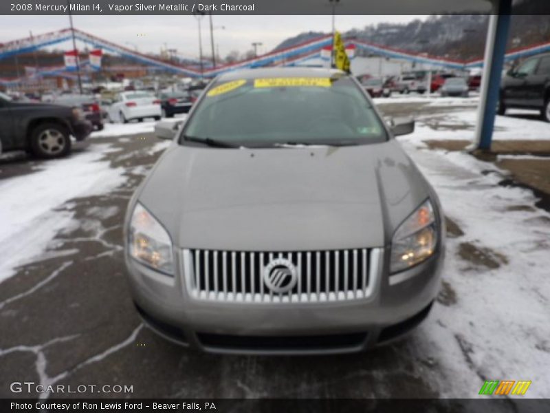 Vapor Silver Metallic / Dark Charcoal 2008 Mercury Milan I4