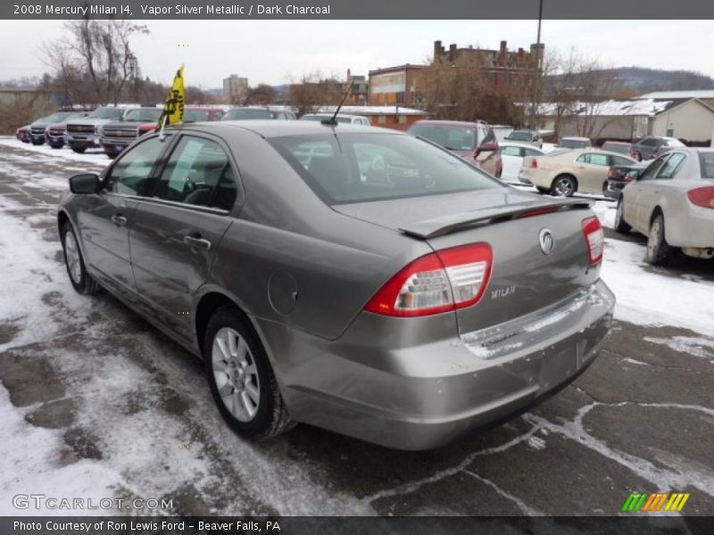 Vapor Silver Metallic / Dark Charcoal 2008 Mercury Milan I4