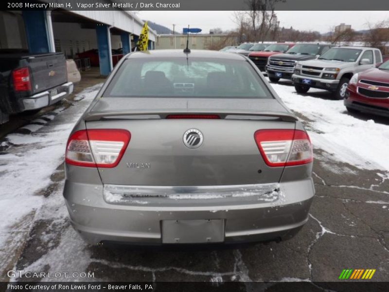Vapor Silver Metallic / Dark Charcoal 2008 Mercury Milan I4