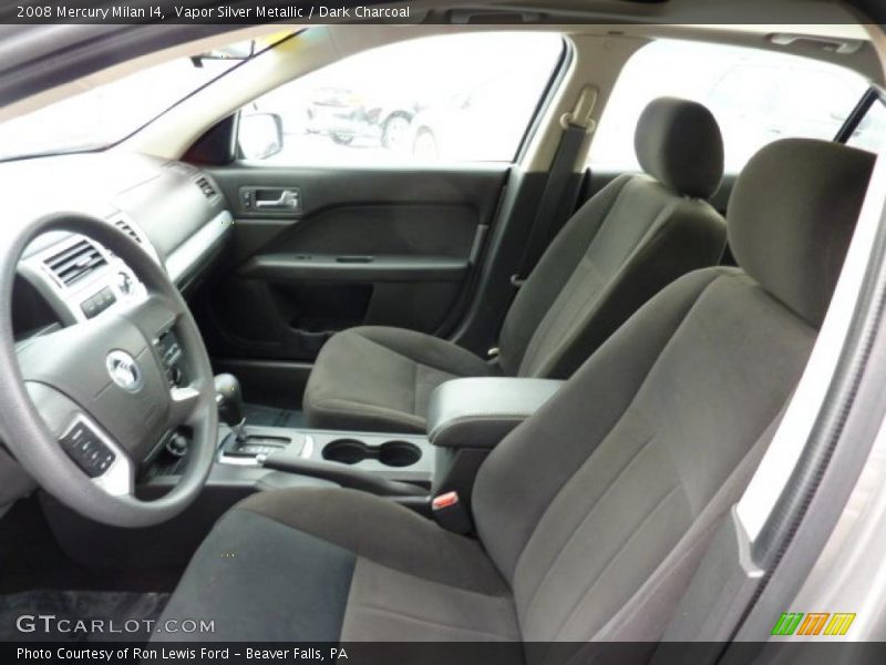 Vapor Silver Metallic / Dark Charcoal 2008 Mercury Milan I4