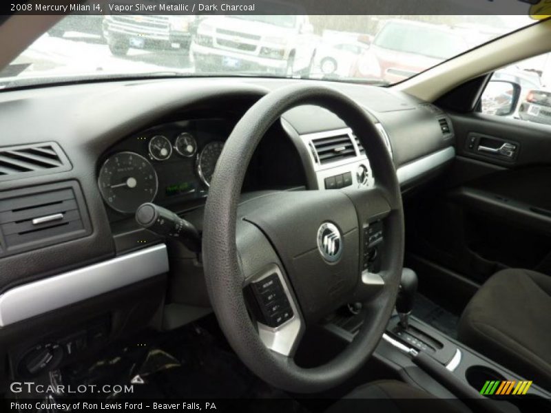 Vapor Silver Metallic / Dark Charcoal 2008 Mercury Milan I4