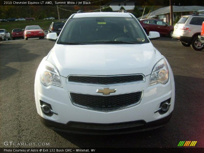 Summit White / Jet Black 2010 Chevrolet Equinox LT AWD