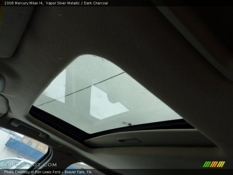 Vapor Silver Metallic / Dark Charcoal 2008 Mercury Milan I4