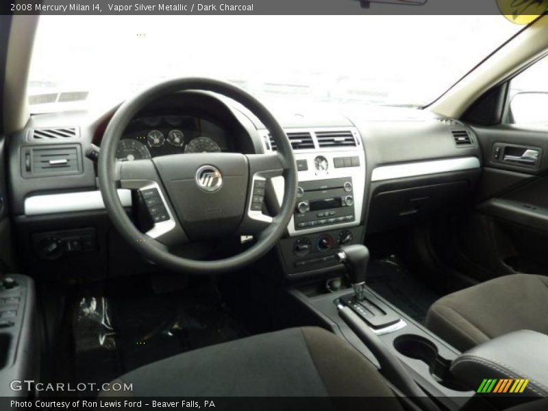 Vapor Silver Metallic / Dark Charcoal 2008 Mercury Milan I4