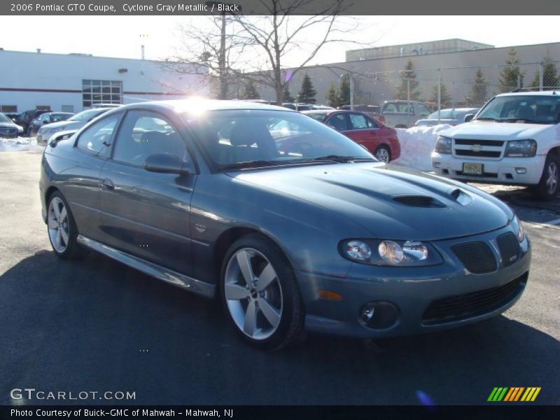Cyclone Gray Metallic / Black 2006 Pontiac GTO Coupe