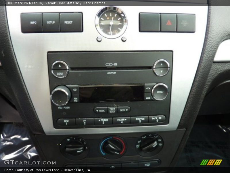 Vapor Silver Metallic / Dark Charcoal 2008 Mercury Milan I4