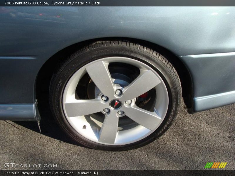 Cyclone Gray Metallic / Black 2006 Pontiac GTO Coupe