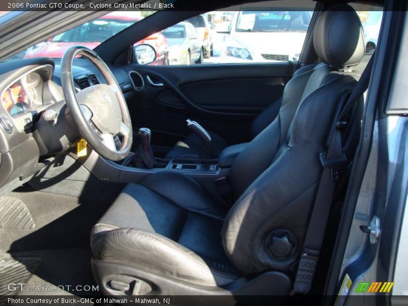 Cyclone Gray Metallic / Black 2006 Pontiac GTO Coupe