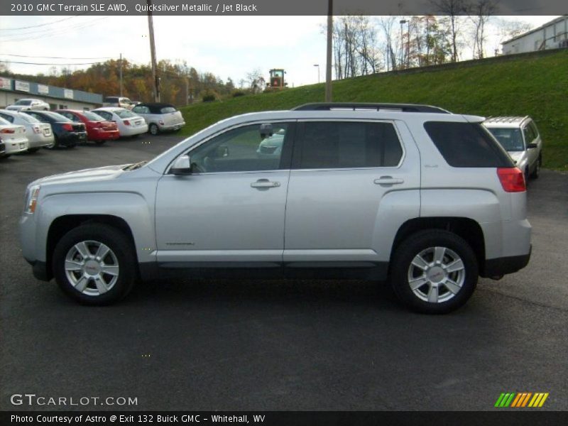 Quicksilver Metallic / Jet Black 2010 GMC Terrain SLE AWD