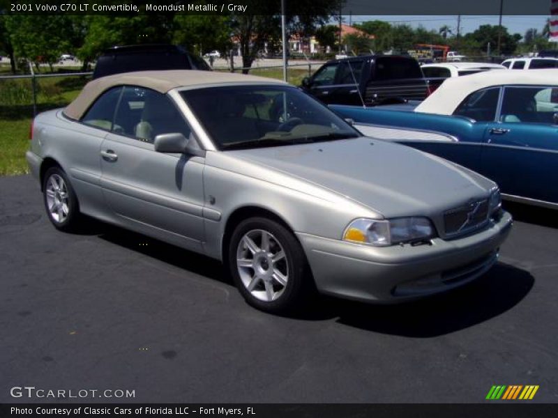 Moondust Metallic / Gray 2001 Volvo C70 LT Convertible
