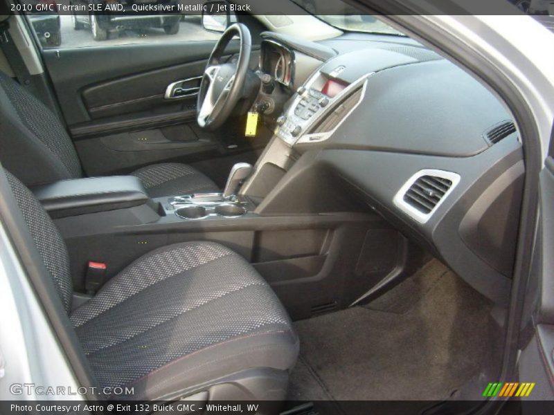 Quicksilver Metallic / Jet Black 2010 GMC Terrain SLE AWD