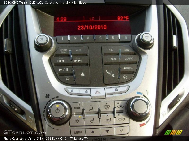 Controls of 2010 Terrain SLE AWD