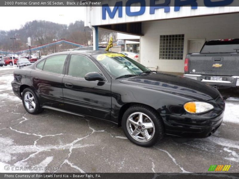 Black / Dark Pewter 2003 Pontiac Grand Am SE Sedan