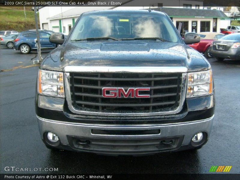 Onyx Black / Ebony 2009 GMC Sierra 2500HD SLT Crew Cab 4x4