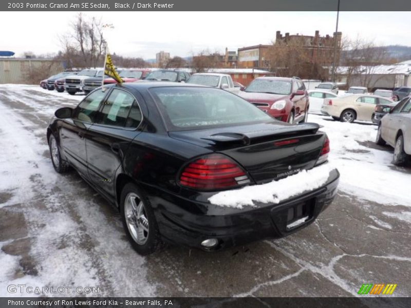 Black / Dark Pewter 2003 Pontiac Grand Am SE Sedan