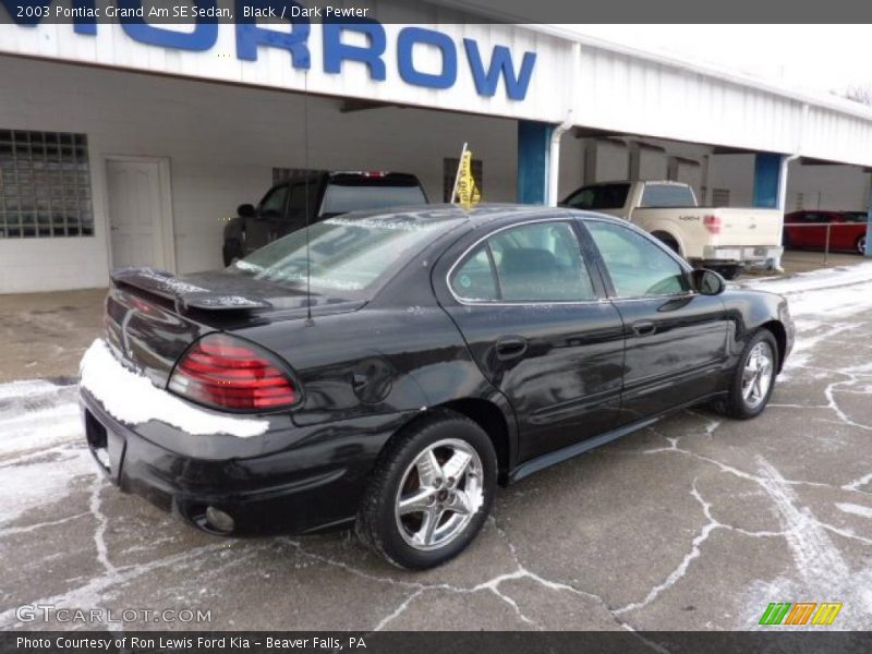 Black / Dark Pewter 2003 Pontiac Grand Am SE Sedan