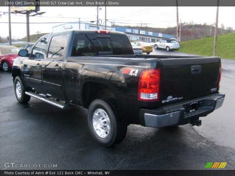 Onyx Black / Ebony 2009 GMC Sierra 2500HD SLT Crew Cab 4x4