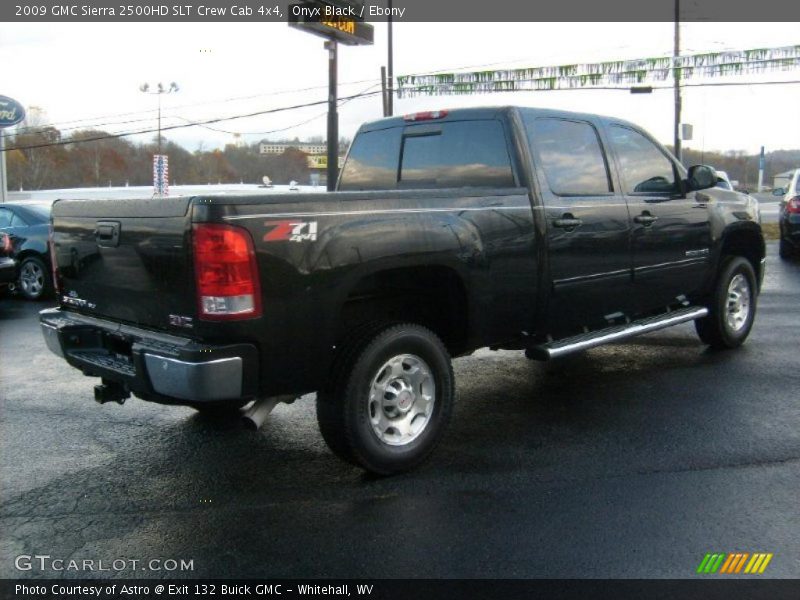 Onyx Black / Ebony 2009 GMC Sierra 2500HD SLT Crew Cab 4x4