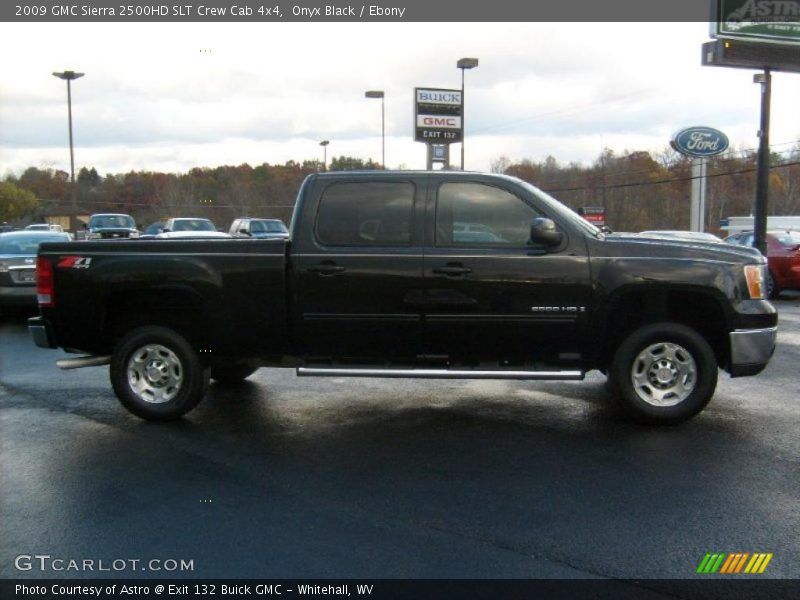 Onyx Black / Ebony 2009 GMC Sierra 2500HD SLT Crew Cab 4x4