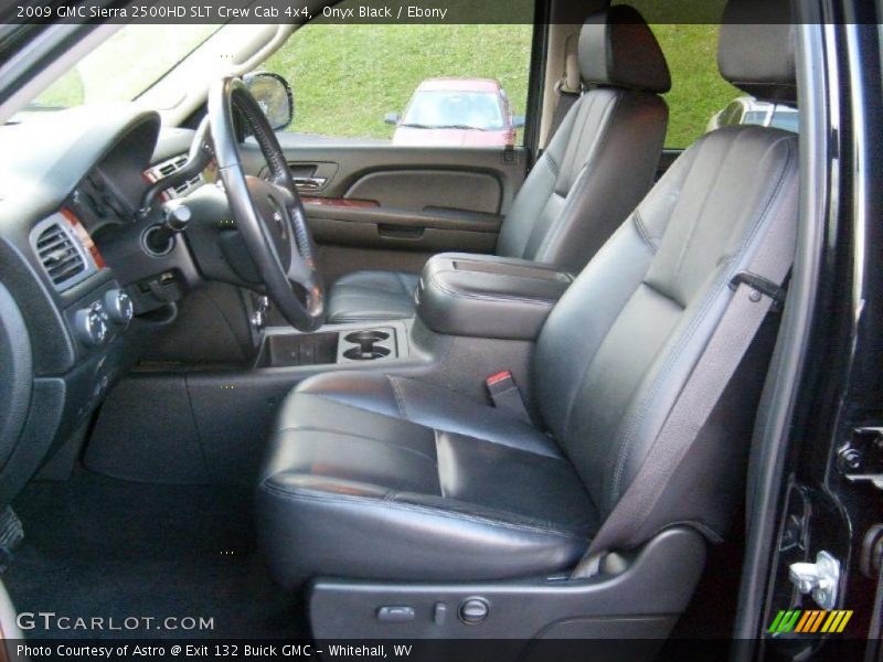 Onyx Black / Ebony 2009 GMC Sierra 2500HD SLT Crew Cab 4x4