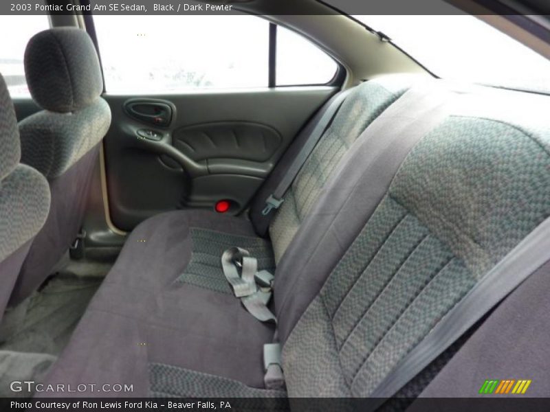 Black / Dark Pewter 2003 Pontiac Grand Am SE Sedan