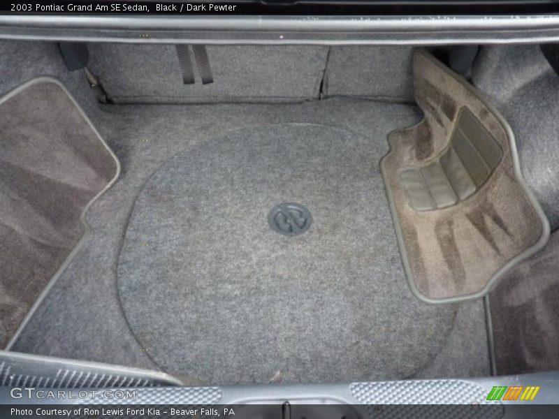 Black / Dark Pewter 2003 Pontiac Grand Am SE Sedan