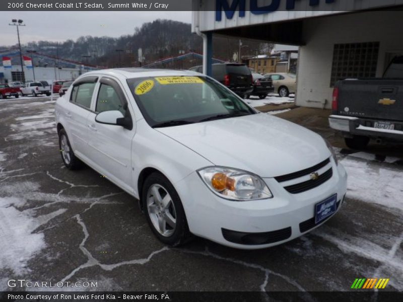 Summit White / Gray 2006 Chevrolet Cobalt LT Sedan
