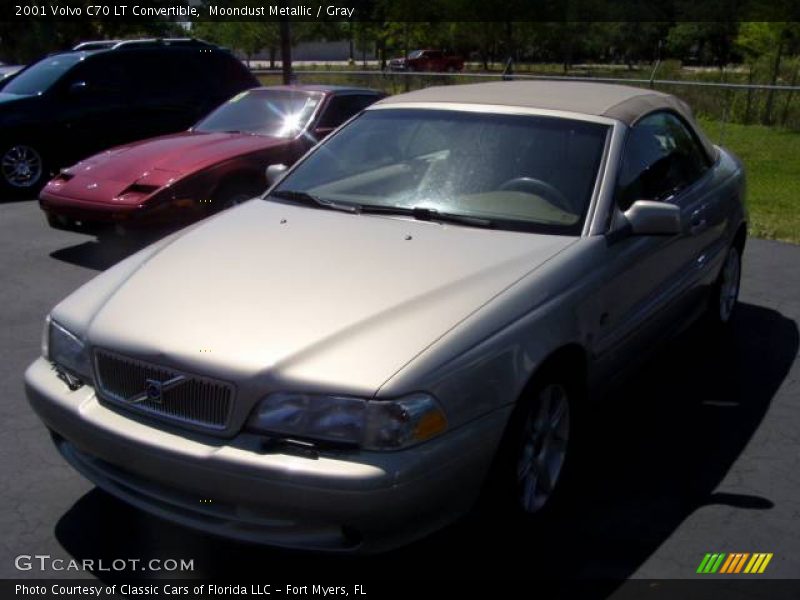 Moondust Metallic / Gray 2001 Volvo C70 LT Convertible