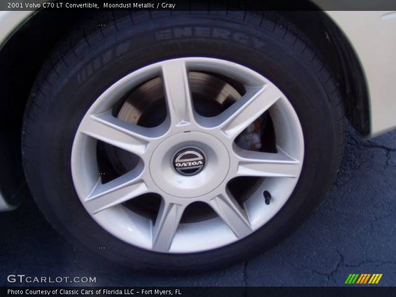 Moondust Metallic / Gray 2001 Volvo C70 LT Convertible