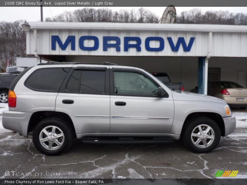 Liquid Silver Metallic / Light Gray 2008 GMC Envoy SLE 4x4
