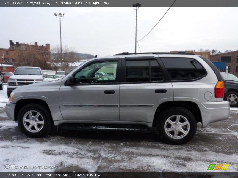 Liquid Silver Metallic / Light Gray 2008 GMC Envoy SLE 4x4