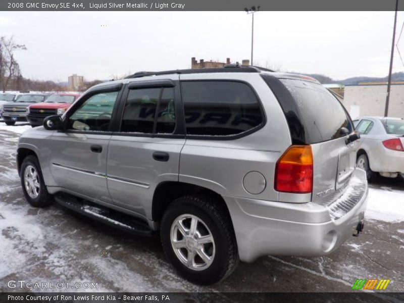 Liquid Silver Metallic / Light Gray 2008 GMC Envoy SLE 4x4