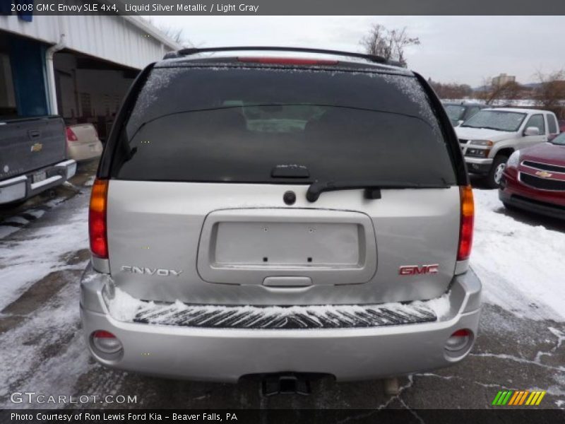 Liquid Silver Metallic / Light Gray 2008 GMC Envoy SLE 4x4