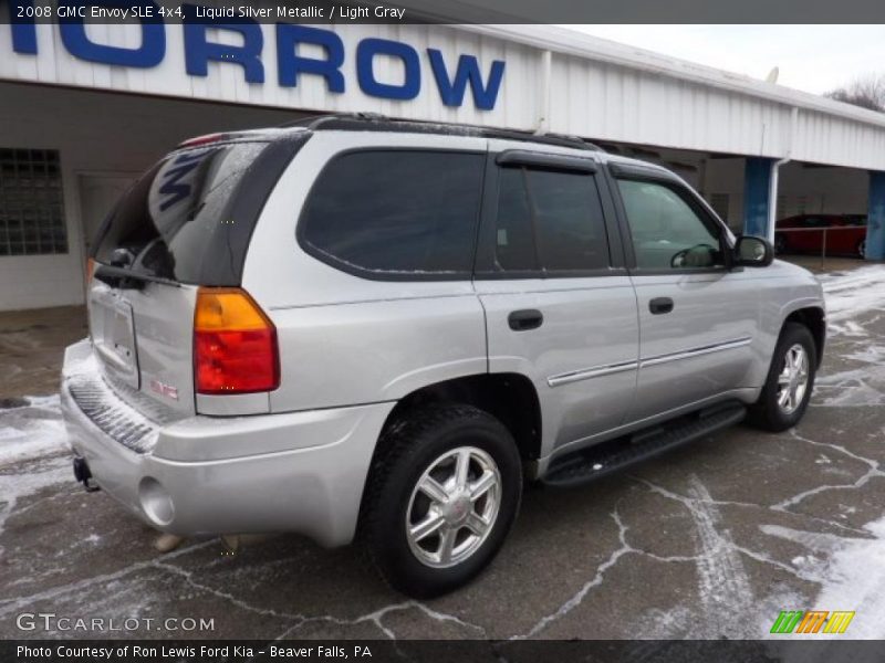 Liquid Silver Metallic / Light Gray 2008 GMC Envoy SLE 4x4