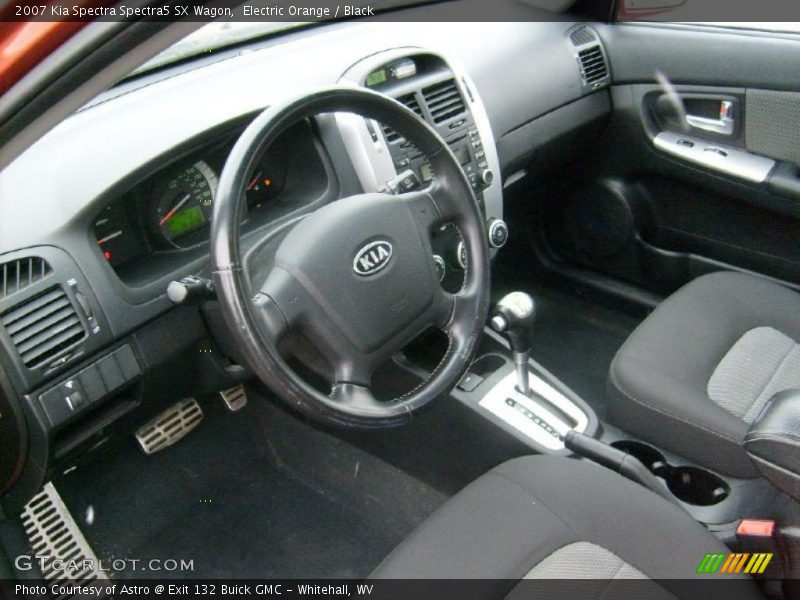 Black Interior - 2007 Spectra Spectra5 SX Wagon 