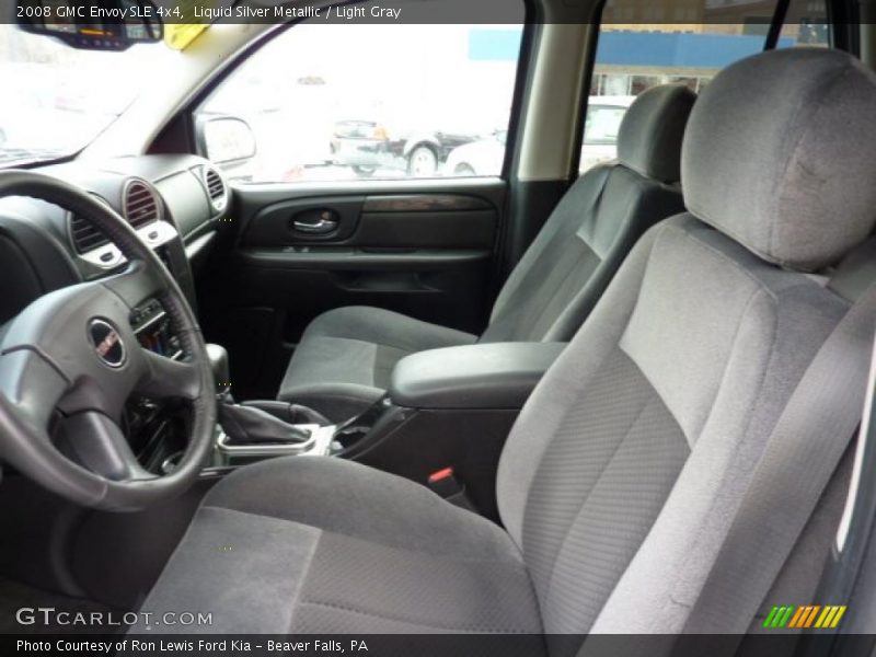 Liquid Silver Metallic / Light Gray 2008 GMC Envoy SLE 4x4