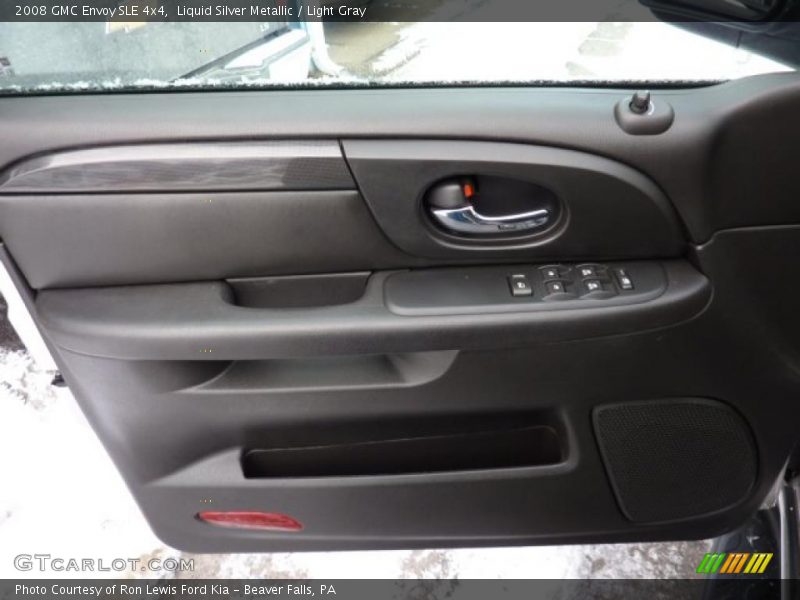 Liquid Silver Metallic / Light Gray 2008 GMC Envoy SLE 4x4