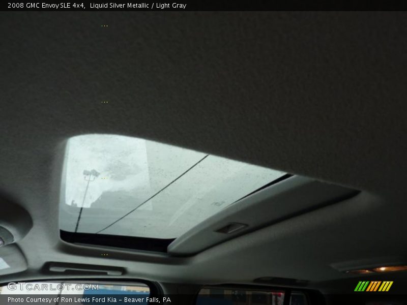 Liquid Silver Metallic / Light Gray 2008 GMC Envoy SLE 4x4