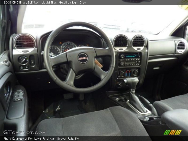 Liquid Silver Metallic / Light Gray 2008 GMC Envoy SLE 4x4