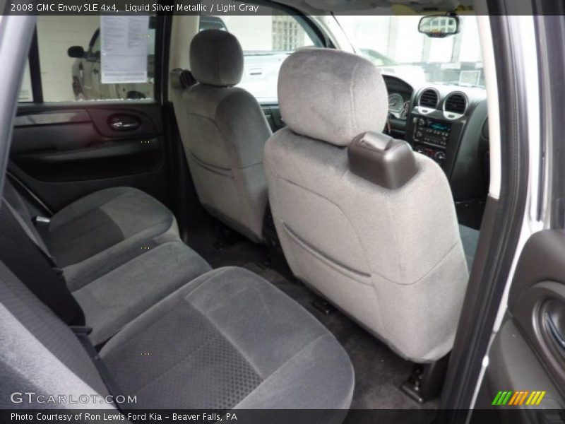 Liquid Silver Metallic / Light Gray 2008 GMC Envoy SLE 4x4