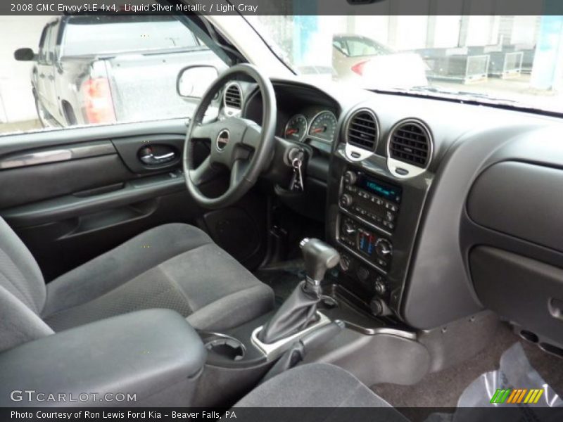Liquid Silver Metallic / Light Gray 2008 GMC Envoy SLE 4x4