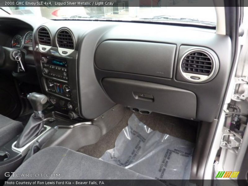 Liquid Silver Metallic / Light Gray 2008 GMC Envoy SLE 4x4