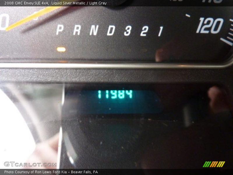 Liquid Silver Metallic / Light Gray 2008 GMC Envoy SLE 4x4