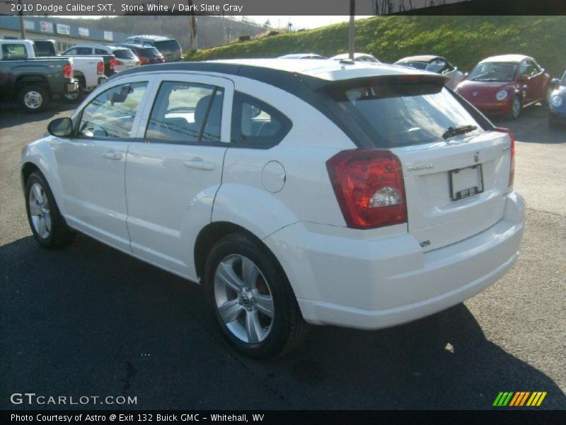 Stone White / Dark Slate Gray 2010 Dodge Caliber SXT
