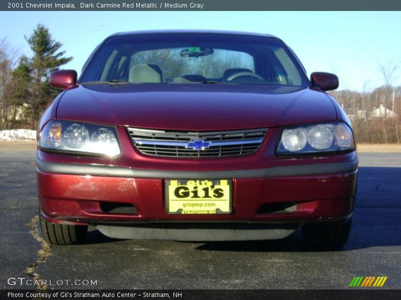 Dark Carmine Red Metallic / Medium Gray 2001 Chevrolet Impala