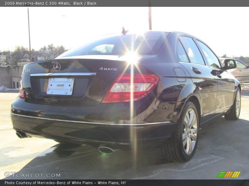 Black / Black 2009 Mercedes-Benz C 300 4Matic